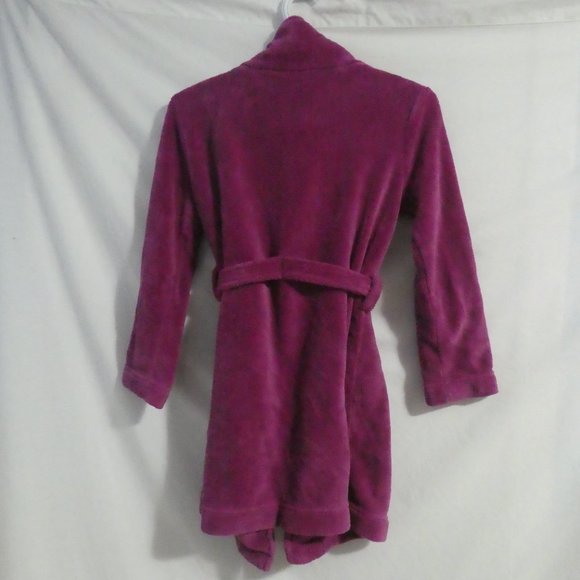 JOE FRESH | large, 10-12 kids | Purple Bathrobe With Snowflake Pocket - Picture 2 of 15